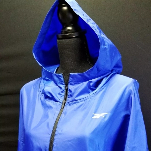 Reebok speed wick NWT Blue Trainer Jacket Size Medium - Picture 5 of 9